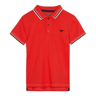 Boys' red polo shirt